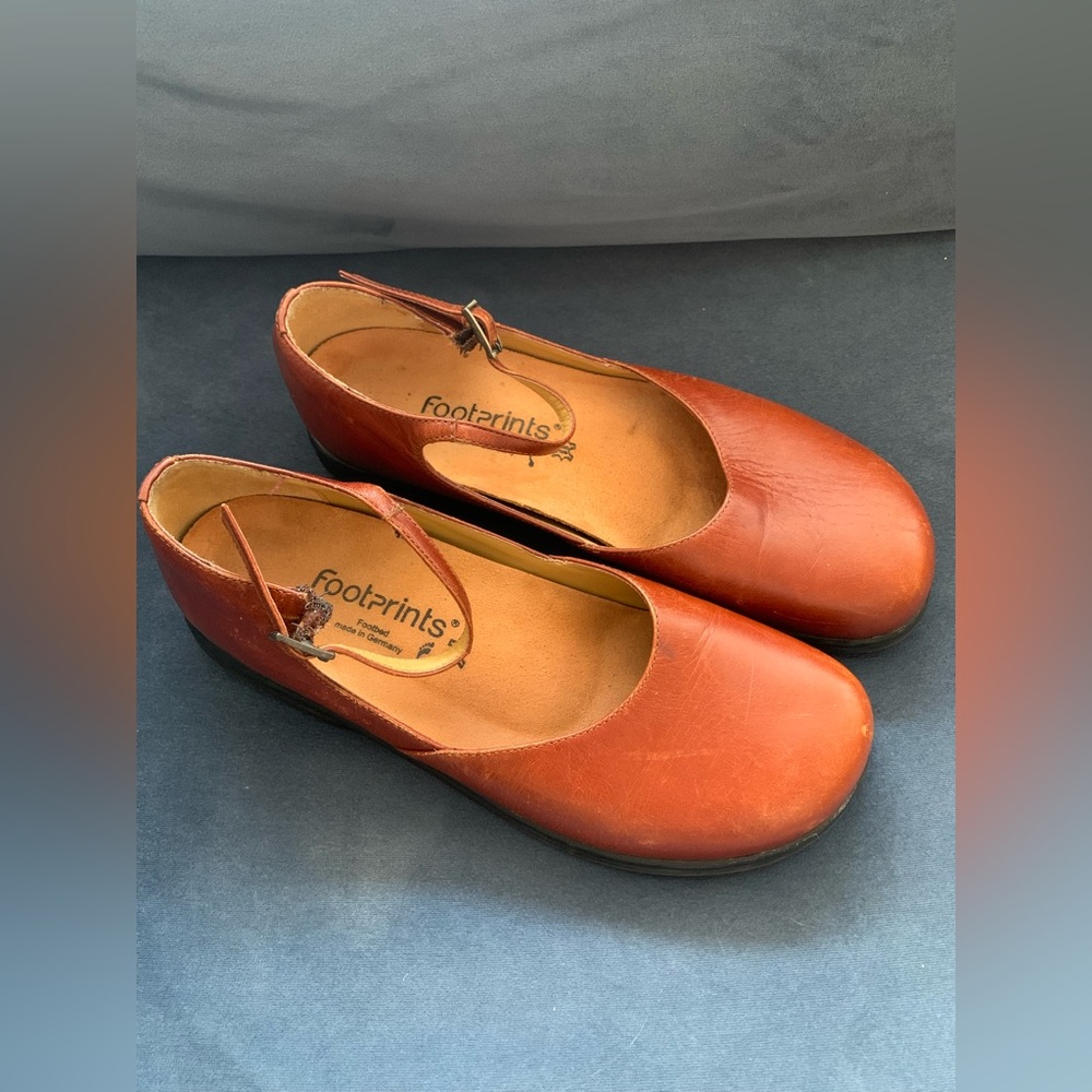 Birkenstock Brown Leather Mules